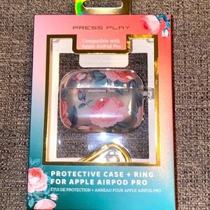 Silicone Case for AirPods Pro w/ Keychain Protective Cover